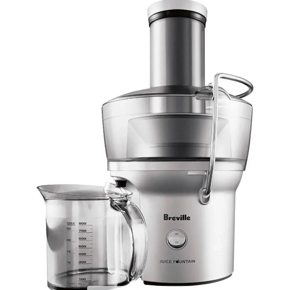 Breville - Juice Fountain Compact Electric Juicer - Silver